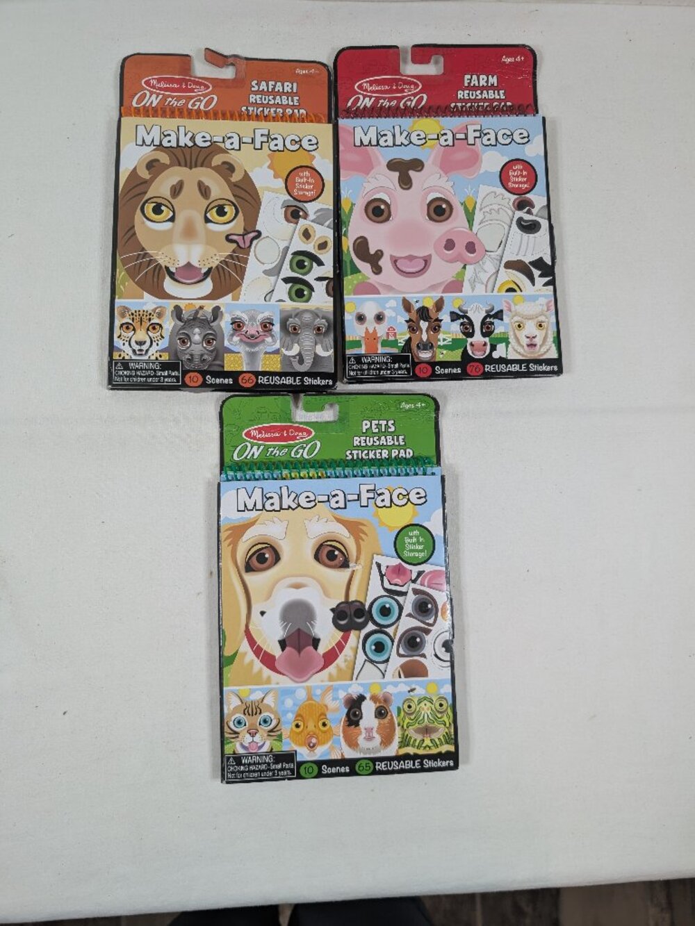 Melissa & Doug On the Go Make a Face Book